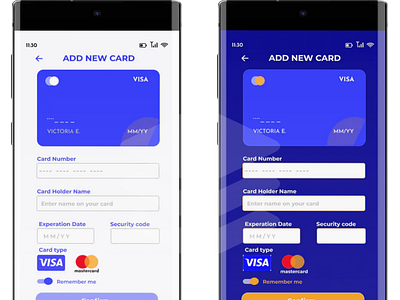 #002 Credit card checkout page