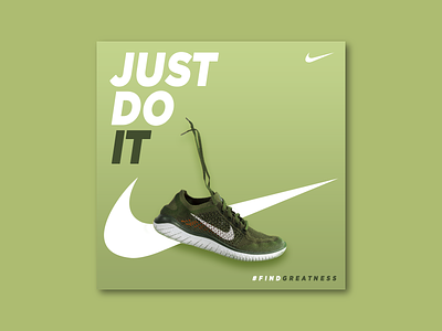 Nike Shoes Post Design banner design nike nike design nike shoes poster design shoe design social media design