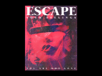 "Escape" Poster design photoshop poster