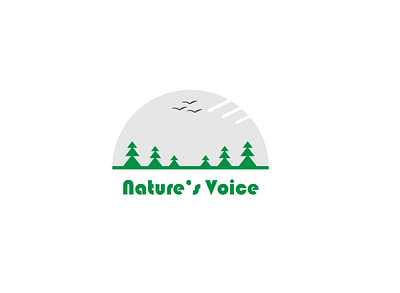 Natures Voice art brand branding clean design graphic design icon illustration illustrator logo minimal mobile type typography vector web