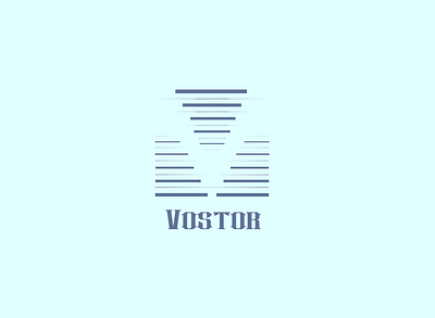 Vostor Design Project with text branding design graphic design illustration illustrator logo typography vector