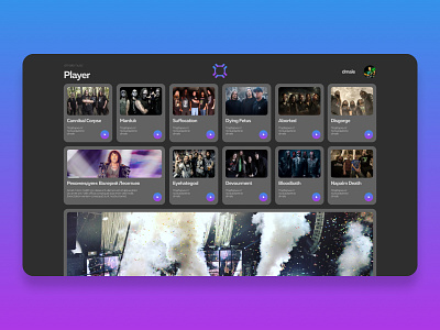 Music Player App UX / UI app design landing landing page minimal music player ui ux web web design website