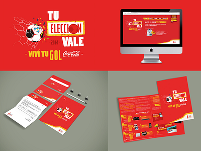 Tu Elección Vale. Coca Cola Andina Argentina branding design editorial flyer design logo web design