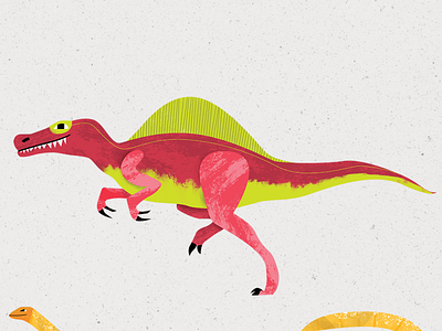 Dinos colors dinosaur illustration kids photoshop vector