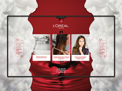 Loreal Micropage Design design ui ux web