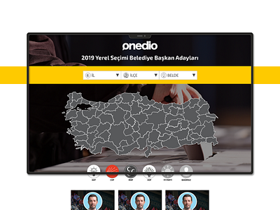 Secim 2019 Website Design design ui ux web