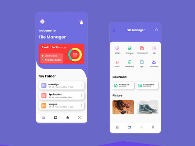 File Manager filemanager iphonex uikits uiux