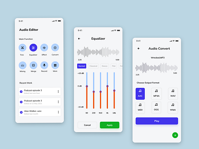 #Explorations - Audio Editor Mobile Application