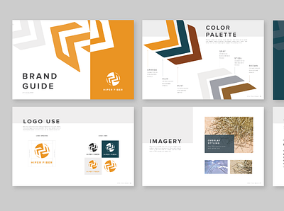 Brand Guide: HiPer Fiber brand design brand guidelines brand guides color palette graphic design layout design logo design