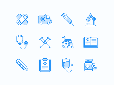 Medical Icons ai doctor hospital icon icon set medical medicine needle outline pills