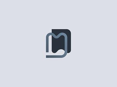 Research Mark 2 branding design letter logotype m mark minimal speechmark