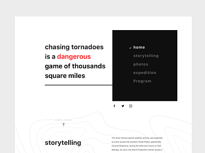 Chaser chaser map minimal team tornado ui design ui designer ux design web