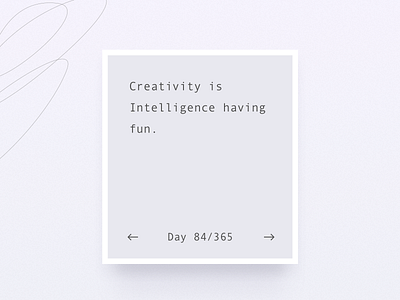 Philo 3 creativity designer fun intelligence minimal philosophy sentence storytelling ui ux