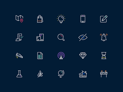 Marketplace \\ Icons data exchange design graphic design graphisme iconography icons marketplace platform product startup vector