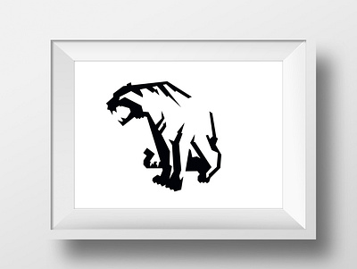 Tiger synthesis animal illustration illustrator vector