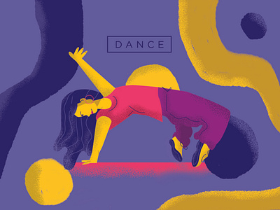 Flat illustration- Dance