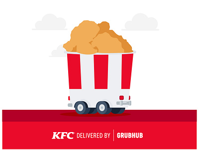 KFC's Bucket Mobile bucket bucketmobile bucketmobile delivery delivery app delivery truck grubhub kfc