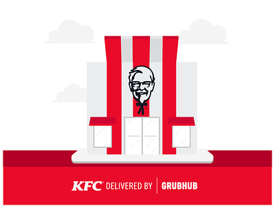 KFC Store Illustration