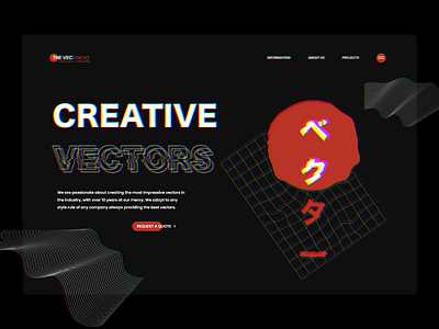 Japan vector - Website Concept adobe xd clean clean ui concept japan modern vector webdesign