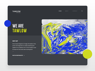 Liquid Design - Website Concept