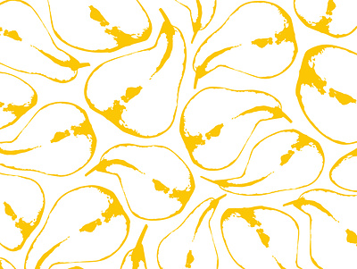 Постер "Груша2" art design graphic design illustration illustrator typography vector векторная графика груша желтый картинка паттерн