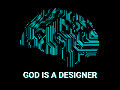 God Is A Designer branding illustration