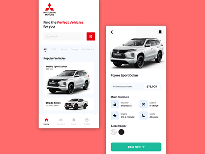 Car Book UI Mobile Design car booking app mobile design ui ui design