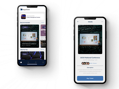 BogorEvent Application mobile design ui user experience user interface ux design