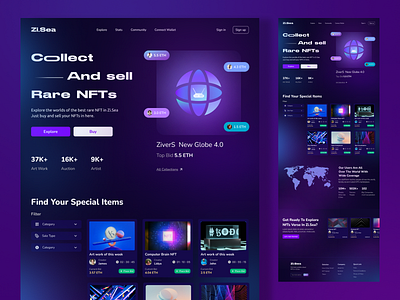 NFT Landing Page