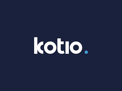 Kotio design graphic design icon illustration illustrator logo logodesign minimal typography vector