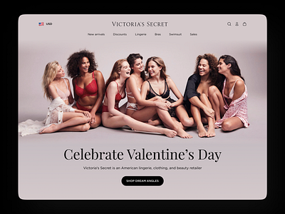 Victoria's Secret Home Page Redesign