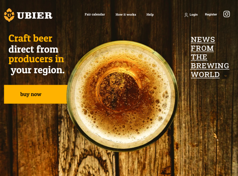 Ubier_ Craft Beer by Hudson Mendes on Dribbble