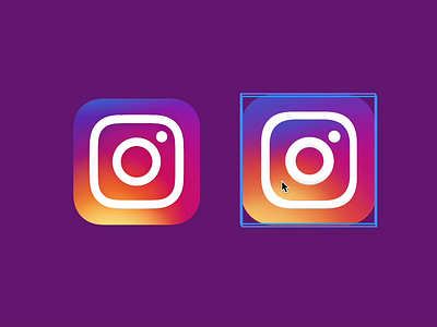 Instagram Icon - 2D to 3D conversion 3d 3d illustration 3d modeling branding logo