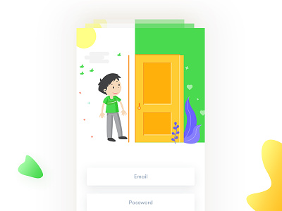 Illustration for login success and login failed. app character illustration colorful design forget passowrd illustration login login failed login success sign in ui ux