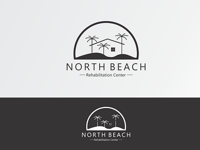 NORTH BEACH abstract logo design logo vector