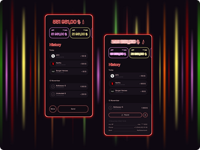 Bank app concept app bank bar concept design drunk mobile ui ux