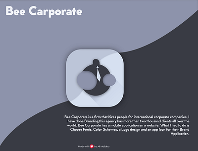 Daily UI 005 | App Icon design | Case Study | Corporate app app icon app icon design branding dailyui dailyui005 design mockups type typography ui