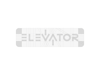Elevator Guidlines bachanek custom elevator guidlines kamil logo logotype typo