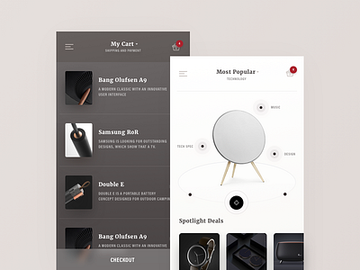 Bloosom - Project overview basket cart checkout design mobile popular product shop store