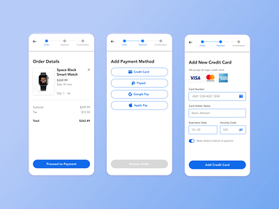 Daily UI 002 – Credit Card Checkout