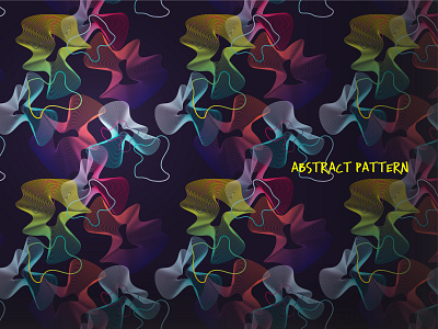 Abstract artwork with gradient pattern