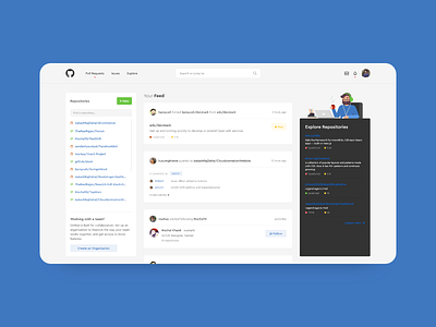 Github Redesign Concept