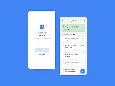 Simple ToDo App Design