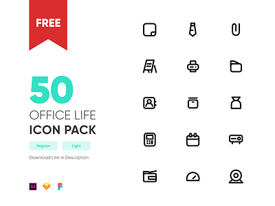 Free Office Life Icon Pack design download free freebie icon icon design icon set icondesign icondesigner iconography icons minimal nepal office office space vector