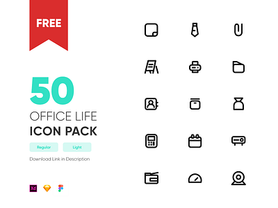 Free Office Life Icon Pack