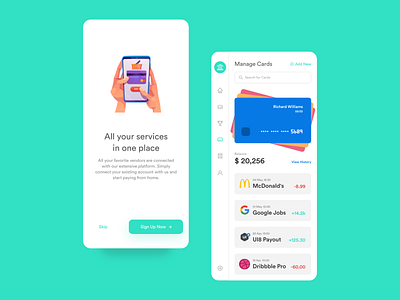 Banking App Concept bank bank of america banking branding card cards cash ecommerce ewallet finance nepal online shop payment transaction vendor wallet