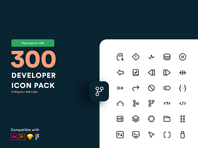 Developer Life Icon Pack branding coder computer developer download download icon dribbble git github icon icondesign iconpack logo nepal programmer sale ui ui8 vector