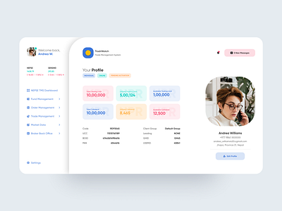 Tradr - Stock Management Application by Aakash Raj Dahal on Dribbble