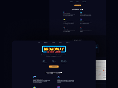 Broadway Website Showcase