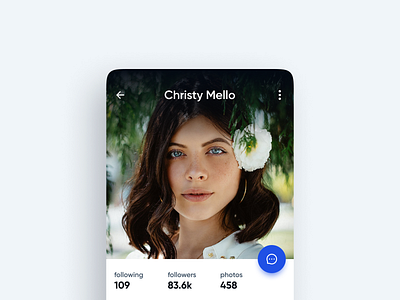 Image Sharing App - Profile Page